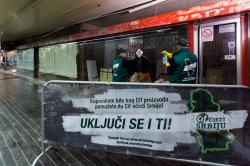 "Cif Ä�isti Srbiju" prvi put u Beogradu - Podzemni prolaz kod Palate Albanija ponovo bez grafita